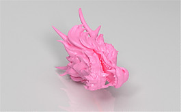 粉色龙头3D打印模型