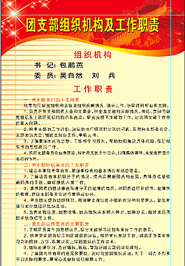 团支部组织机构及工作职责