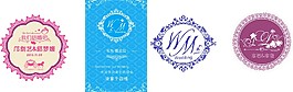 圆形 婚礼LOGO