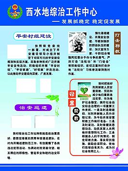 综治展板