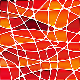 红色马赛克背景图片