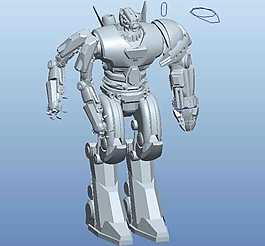 暴风赤红机器人机械模型