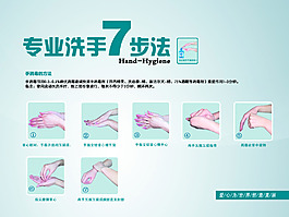 专业洗手宣传海报