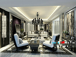 房间布置3D模型