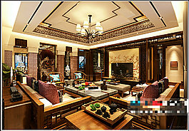 室内布置3D模型