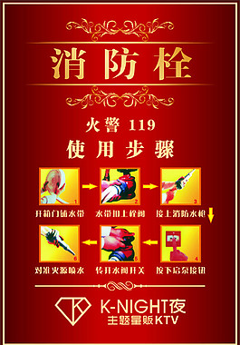 消防栓操作示意图