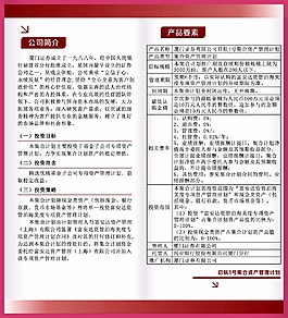厦门证券双折页传单