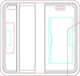 iphone6折边手机套纸格