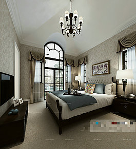 房间布置3D模型