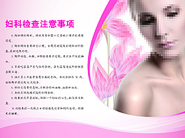 妇科展板
