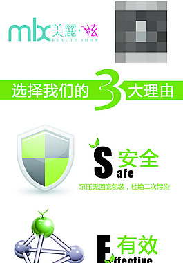 化妆品三大理由设计