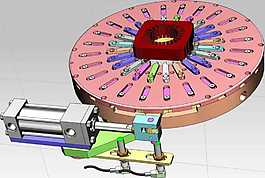 冲压模具组件机械模型