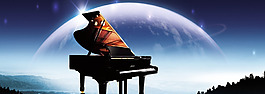 钢琴背景