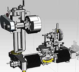 工具磨床机械模型