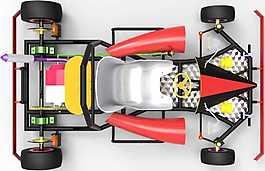 简易赛车机械模型