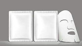 空白面膜包装 铝箔袋图片