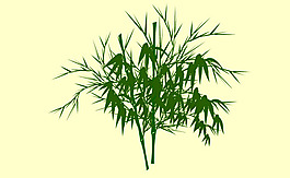 绿色的竹子flash动画