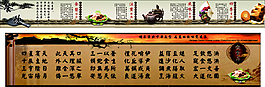 食堂展板