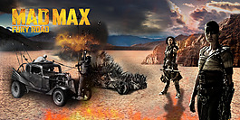 战争海报合成、疯狂的麦克斯