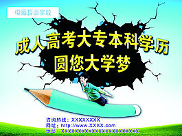 成人学历培训多种培训素材