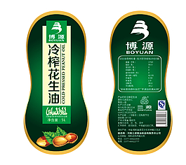 花生油标签