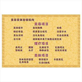 美容项目