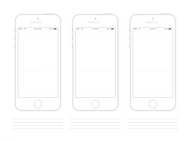 iPhone5线框图片