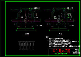 室外给水阀门井大样图机械图纸