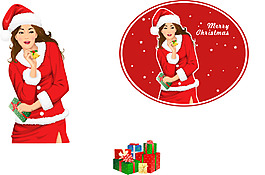 圣诞节人物及礼物