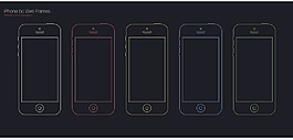 iphohe5c线框图