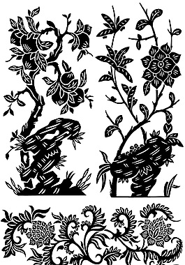 矢量中国传统纹样素材设计免费下载