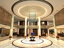 酒店大堂图片