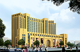 商业建筑效果图图片