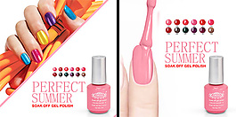 指甲油宣传模版