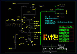石灰石粉输送系统机械图纸