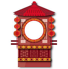 传统婚庆花轿
