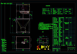 机械振动式除尘设备CAD机械图纸