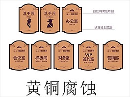 高档门牌