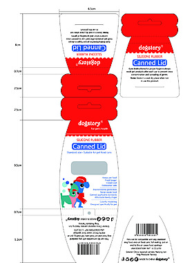 罐头包装盒展开图图片