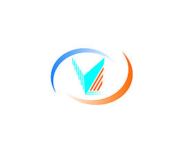 V  字母  LOGO