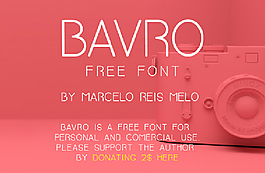 BAVRO字体