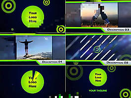 简单易学的图形动画AE模板