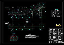 皮带机总图CAD景观图纸