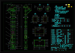 斗式提升机CAD机械图纸
