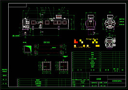 计量式给料机CAD机械图纸