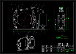 制动器CAD机械图纸