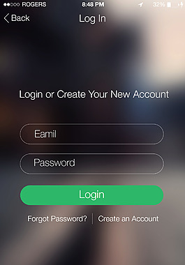 高档APP登录界面