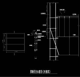 降噪围挡示意图CAD机械图纸