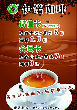 咖啡厅海报