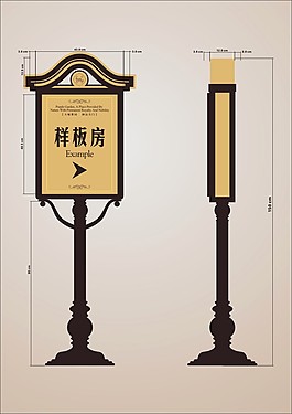 楼房指示位置指示
